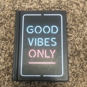 Happy Thoughts Black Quote Book